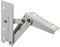 Gedotec Klappscharnier - Grass Kinvaro T-57 | 1 Stück Klappbeschlag links - Metall weiß matt | Hochschwenk-Automatik mit 240 N | Klappscharnier mit Arretierung | Deckelstütze für Küchen-Möbel