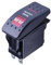 Mintice™ Interrupteur à Bascule Commutateur Lampe Lumière LED Rouge 12V 20A pour Voiture Bateau Moto (Rear Light)