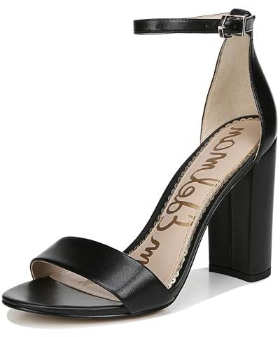 Sam Edelman Damen Yaro Classicyaro Kleid Sandalen, schwarzes Leder, 38.5 EU