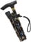Walking Sticks Adjustable Folding Black Floral