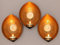 GURU SHOP Wandkerzenhalter, Wandteelicht - Gold, 28x29x7 cm