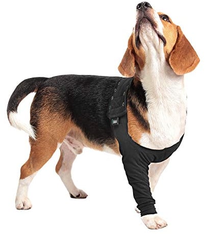 Suitical Recovery Sleeve Hund, XS, Schwarz