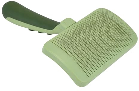 Coastal Pet Safari Dog Self-Cleaning Slicker Brush - Dog Deshedding Brush - Prevents Mats and Tangled Hair - For Dogs with Short or Long Hair - Large - 8 x 4.5