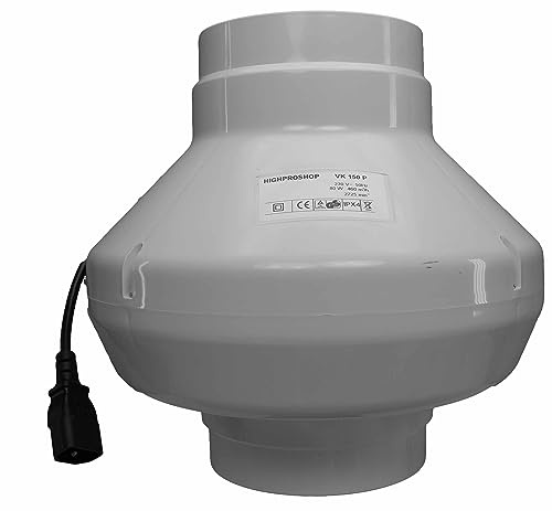 Air Extractor Vents VK 150 Un with Regulator + Thermostat 460 m³/h (150mm)