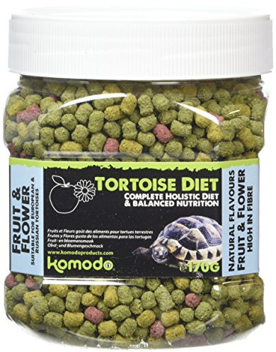 Komodo Complete Holistic Tortoise Diet Fruit and Flower 170 g (Pack of 2)