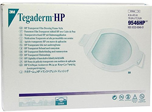 TEGADERM 3M Transpar.Verb.10x11,5 cm oval 9546HP 50 St