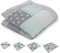 ULLENBOOM Krabbeldecke für Baby 100x100 cm, 100% OEKO-TEX Materialien, Made in EU, Dick & weich gepolstert, Mint Grau - ideal als Babydecke, Laufgittereinlage & Spieldecke Baby