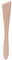 SPATULE BOIS PLATE BORD BISEAUTE 29CM