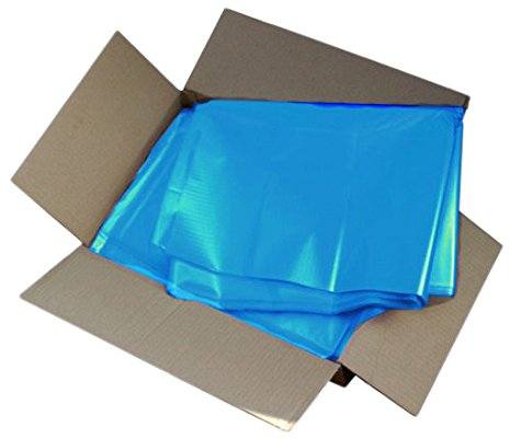 Bristol Tool Company Strong Coloured Refuse Sack 160 Gauge 200 Liners per Box, Blue