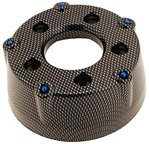 one by CAMAMOTO Fondello marmitta T-Max 500 con Fori Modello 2001-2011 Tinta Originale Carbon Look