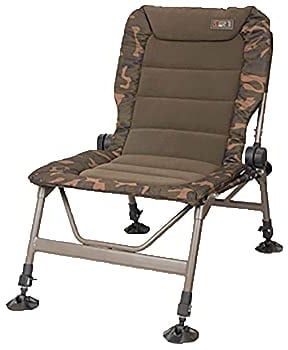 Fox R1 Camo Chair Angelstuhl, Anglerstuhl, Karpfenstuhl, Campingstuhl, Stuhl zum Angeln für Angler Chunk Crew Pouch Sweatshirt Green Marl Pullover