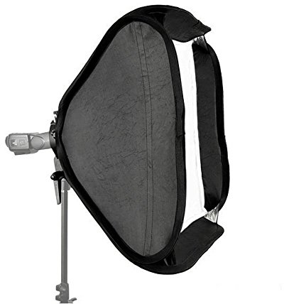 Godox klappbare Octagon Bouncer Diffusor Softbox für Blitzgerät (80x80 cm) schwarz
