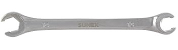 Sunex 980907 13 mm by 14 mm Fully Polished Flare Nut Wrench