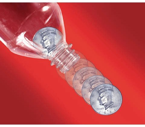 Coin in Bottle Half Dollar - Zaubertrick