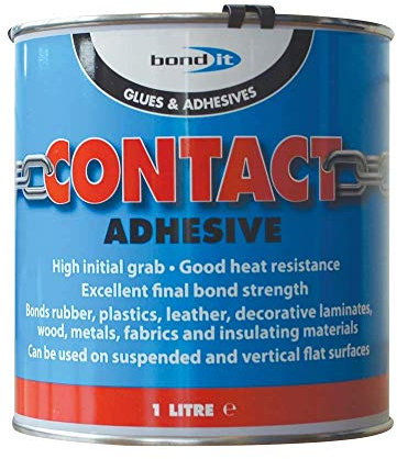 BOND IT CONTACT ADHESIVE PREMIUM SOLVENT BASED NEOPRENE GLUE BONDS STICKS 500ml