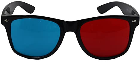 Freak Scene 3D Brille - L - schwarz 2