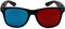 Freak Scene 3D Brille - L - schwarz 2