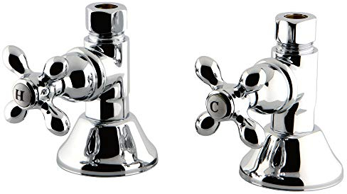 Kingston CCK44151AX Straight Shut-Off Valve, Polished Chrome