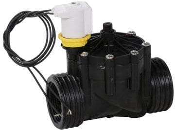 RPE Elettrico betätigtes Valvola solenoide 1 1/2 Filettatura Interna 24 VAC con Flow-Controllo, Nero, 14 x 15 x 9 cm, nd638