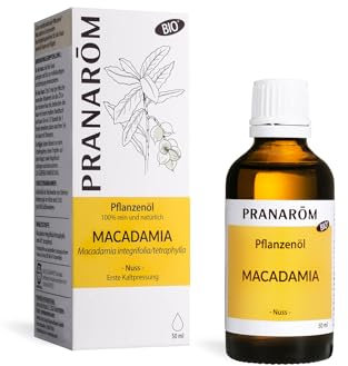 Pranarom - Macadamia Bio - Pflanzliches Öl - Pflege für Haare, Nägel und Haut - 50ml