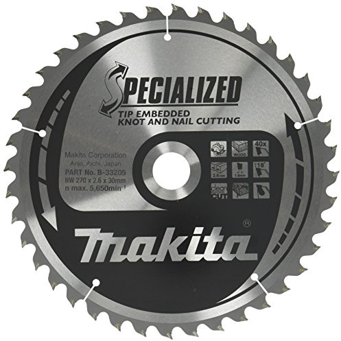 Makita saege spécialisés Lame, 270 x 30 mm, 40 T, 33205