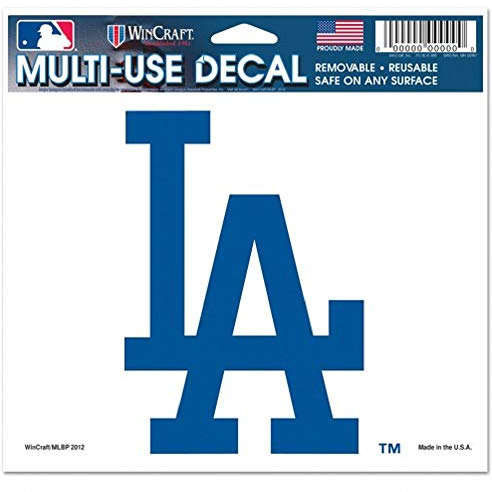 Wincraft MLB Los- AngelesDodgers 14420012 Multi-Use-farbig Decal, 5 x 6