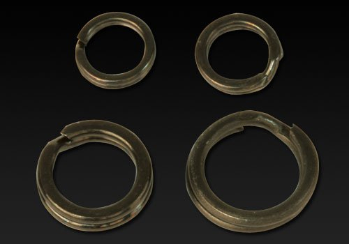 FOX Rage Black Split Rings Sprengringe Sprengring, Raubfischmontage, Raubfischrig, Hechtrig, Zanderrig, Hechtmontage, Durchmesser:3.6mm