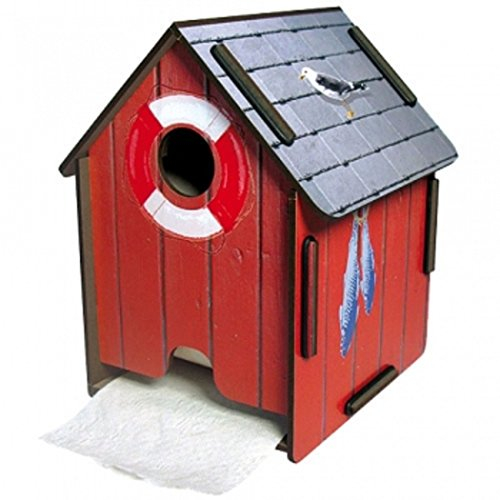 Werkhaus PP5104 ToPaHaus, Holz/MDF, L 18 x B 14.5 x H 14 14,5 x 14,5 cm, h 18 cm, Rot