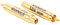 Harrison Labs 12 dB RCA Line Level Dämpfungsglied Paar - 5,1 cm Gold Cinch-Kabel - Audiosignal-Pegelanpassung für Verstärker