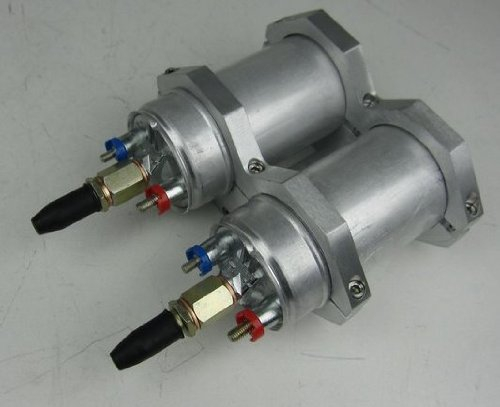 Halter für 2 Benzinpumpe Kraftstoffpumpe Befestigung 2 x 044 Motorsport 60mm