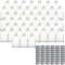 gouveo Lot de 48 bouteilles en verre flasque 40 ml avec bouchon à vis argent - mini bouteille 0,04 l à remplir - bouteilles en verre pour liqueur, whisky ou comme cadeau (FF040S)