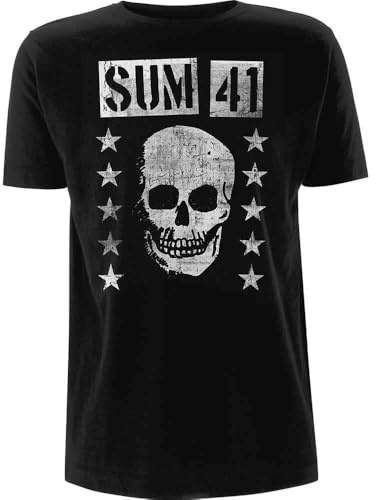 SU:M37 Sum 41 Grinning Skull T-Shirt Black S