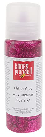 Glitter Glue 50ml pink