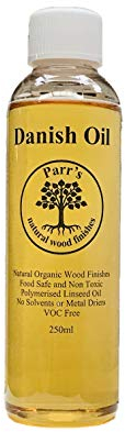 Danish Oil 250ml- Voc Free and no toxins -Chopping Boards and Internal Woodwork - 250ml