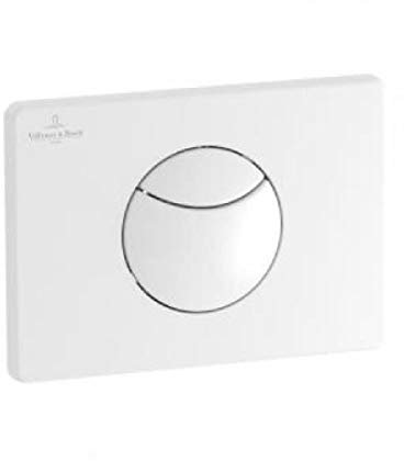 Plaque de déclenchement WC VILLEROY ET BOCH ViConnect 100S blanc