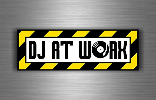 Akachafactory Kfz-Aufkleber „DJ at Work“
