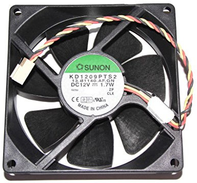 Sunon 90 * * * * * * * * * * * * * * * * 25 mm 90 kd1209pts2 13.b1140. AF. GN Ventilateur de refroidissement 12 V 1,7 W 3 fils 9 cm