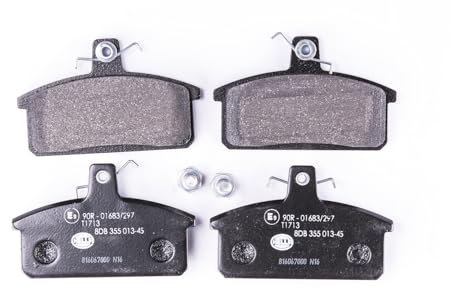 HELLA PAGID 8DB 355 013-451 Bremsbelagsatz - T1713 - Dicke/Stärke: 14mm - Bremssystem: Lucas - nicht für Verschleißwarnanzeiger vorbereitet - für u.a. IVECO / SUZUKI