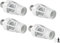 4 douilles de lampe E27 à détecteur de mouvement [Lunartec]