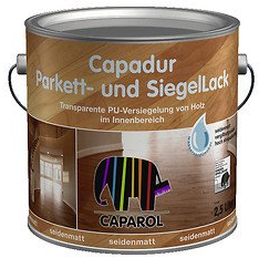 Caparol Capadur Parkettlack und Siegellack 2,5 Liter Transparent seidenmatt