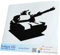 INDIGOS UG Aufkleber - Autoaufkleber - JDM - Die Cut - Auto - 210x120 mm - Panzer schwarz - Heckscheibe - Heckscheibenaufkleber - Sticker - Tuning