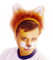 Faschingskostüm Fuchs Mütze mit Ohren Kappe Fuchs Karneval Kostüme für Kinder älter als 14 Jahre, Männer Frauen Größe L/XL