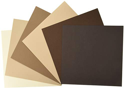 My Colors Cardstock 30,5 x 30,5 cm Leinwand-Töne Karton Bundle
