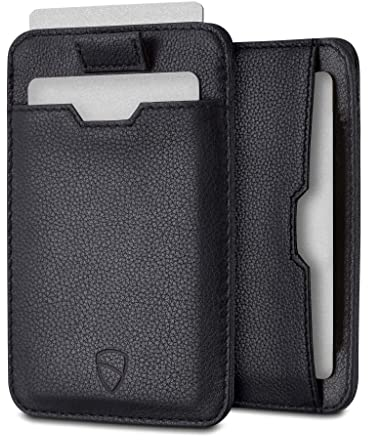 Vaultskin Chelsea Mens RFID Blocking Slim Leather Card Wallet - Minimalist Front Pocket Cardholder