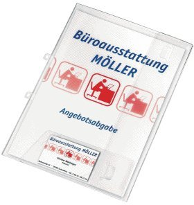 VELOFLEX 25 x Angebotsmappe A4 transparent