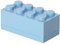 LEGO Mini Box 8 Knobs blu reale chiaro - Scatola di Archiviazione Piccola e Versatile per Snack, Gioielli, Accessori per Capelli, Souvenir e Altro, 46x92x43 mm