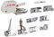 Singer kit d'accessoires, y Compris 9 Pied presseur, Twin Aiguille, et Coque