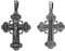 NKlaus 925er Sterlingsilber Kreuz Orthodoxe Kruzifix Anhänger Glaubenssymbol 6225 Taufe