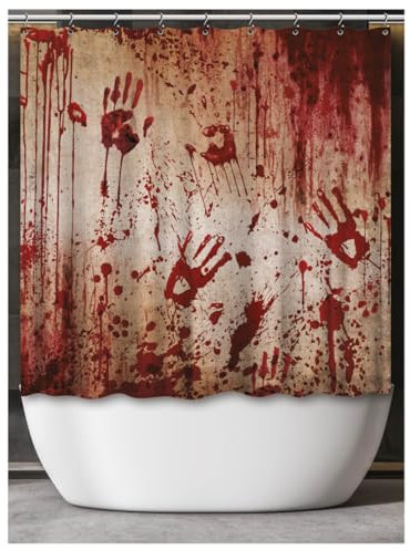 Horror-Shop Tenda della Doccia sanguinosa