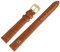 MARBURGER Uhrenarmband 12mm Leder Braun Gold Alligator Prägung Mit Naht - Montage Set 5281235000220